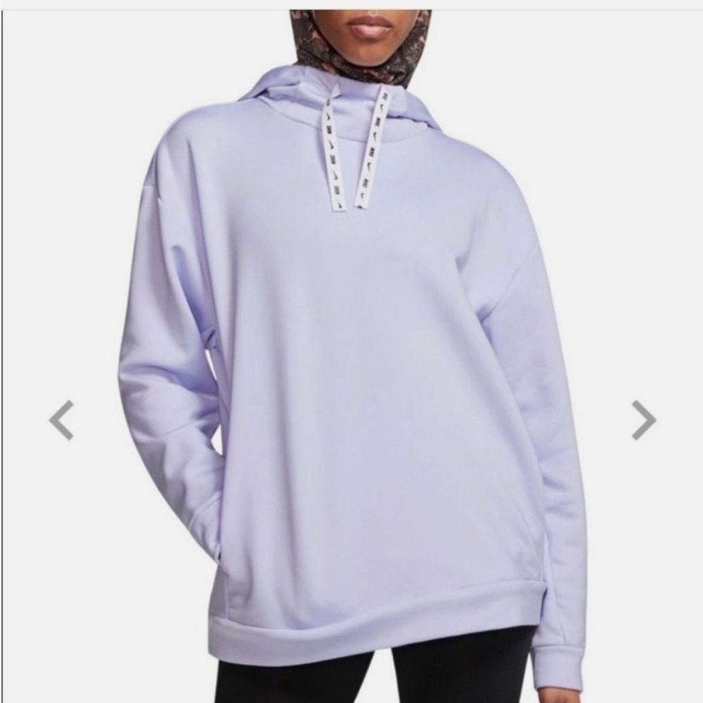 Nike Thermafit Lavender Mist Hoodie with Drawstrings